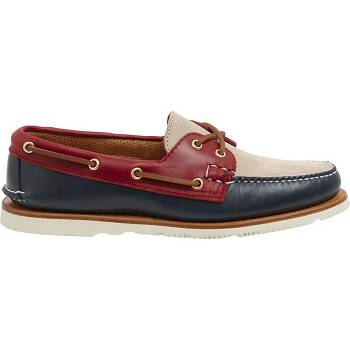 Sperry Gold Cup Handcrafted In Maine Authentic Original Tri-tone Tmavomodre / Cervene - Panske Mokas